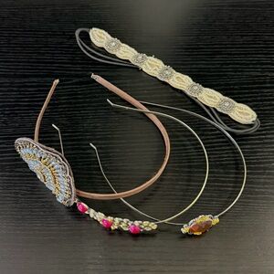 Embellished Headbands - Set of 4